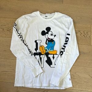 Levi’s x Disney Collab Mickey Mouse LS Tess